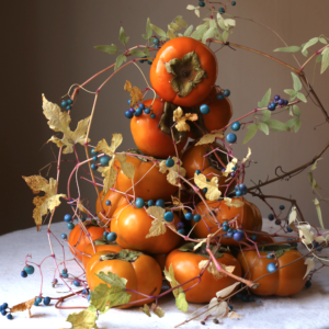 Persimmons & Porcelain Vine